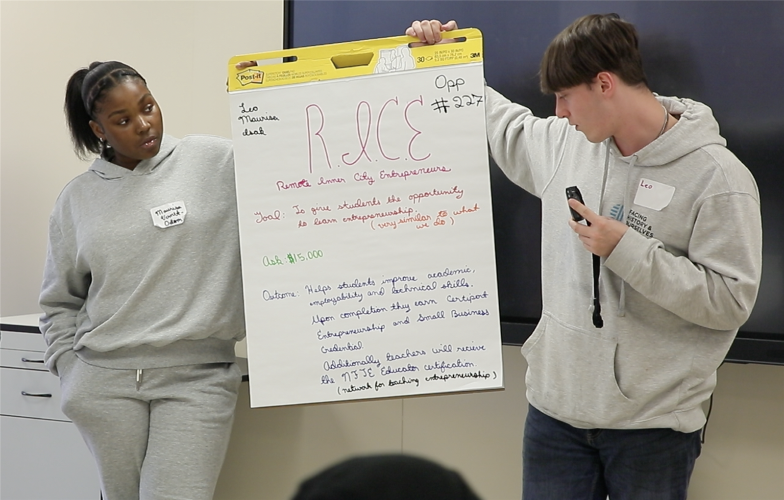  Students Learn about the Art of the Pitch at second  Get More Opportunities Fund Allocation  (Video